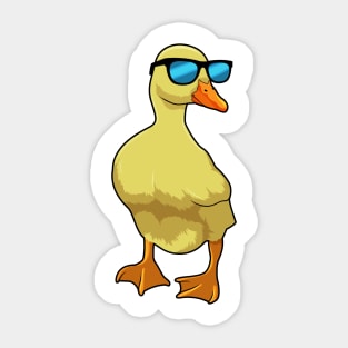 Duck with Sunglasses Sticker